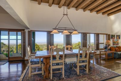 Dining Area with Expansive Jemez Mountain Views