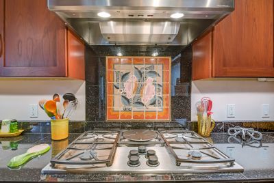 Chef's Kitchen with Beautiful Tile Detail