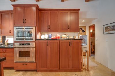 Chef's Kitchen with Cherry Wood Cabinetry