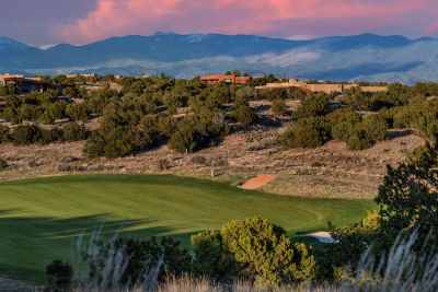 Sunset Views of the Fairway and Sangre de Cristo Mountains.