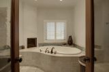 Master Bath with Whirpool Tub with Fireplace