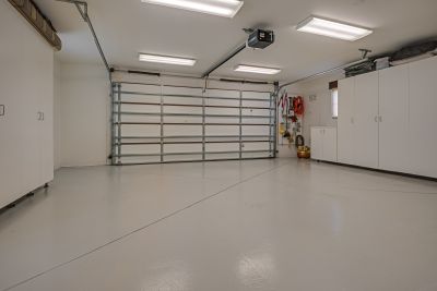 2-Car Garage with Storage Closets