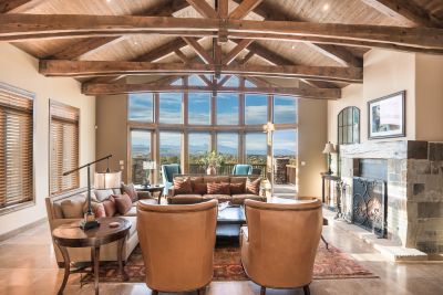 Living Room with Panoramic View Jemez Views