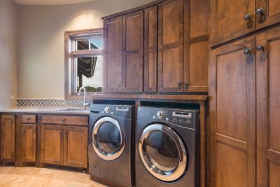 Spacious Laundry Room convenient to the Master Suite