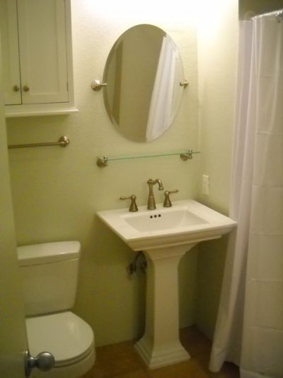 Updated Bathroom with Petestal Sink