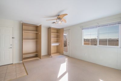 Livingroom with Built-Ins open