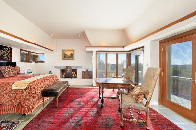 Partial view of the Master Suite, with spectacular views to the West
