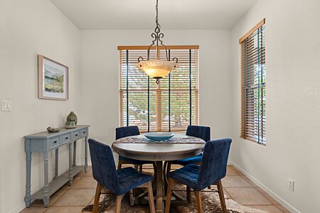 Bright and Cheery Casual Dining Nook off the Kitchen