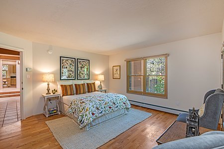 Master Bedroom with oak floor