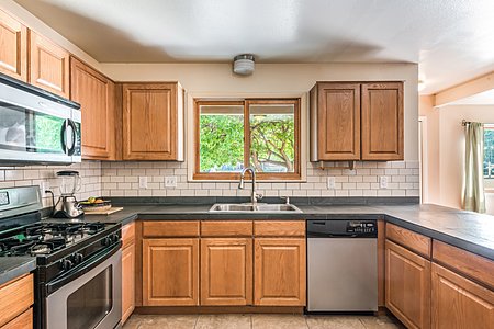 Large remodeled kitchen