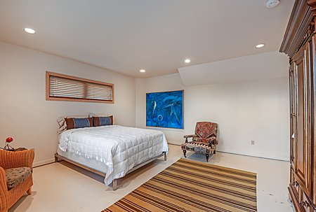 Guest House Lower Level Bedroom/Study/Studio