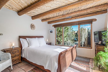 Master bedroom has Atalaya mountain views.