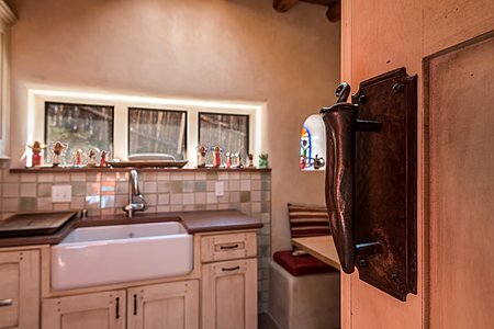 Kitchen Detail - Refrigerator Door Handle