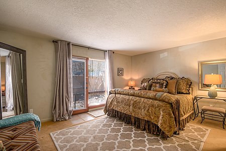 Master Bedroom Suite with private patio