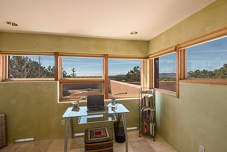 Home Office with Jemez Views