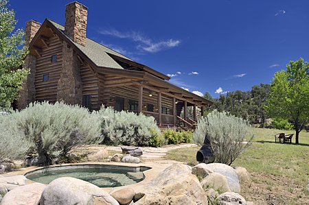Cabin and In-Ground Plunge Pool