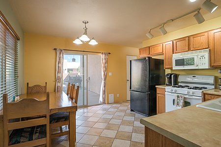 Kitchen & Dining with access to Back Yard
