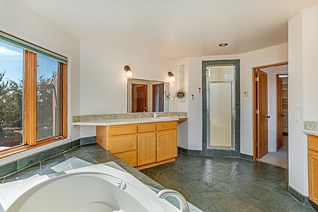 Master Bath with Double Vanities, Shower, Jetted Tub