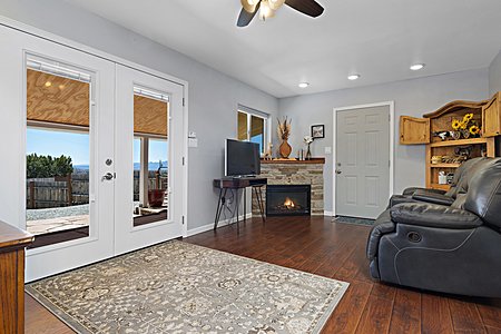 Family Room (Electric Fireplace)