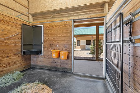 Stall with Feeder to Interior Courtyard