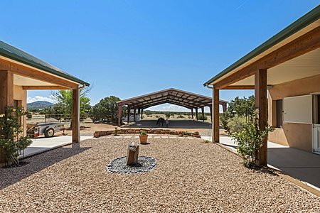 Interior Stable Courtyard & Covered Arena
