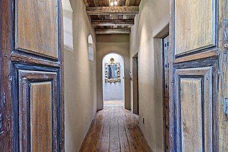 Hallway to master suite in the Main house