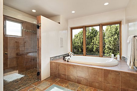 Views from the master bath!