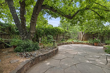 Private Front Patio & Gardens