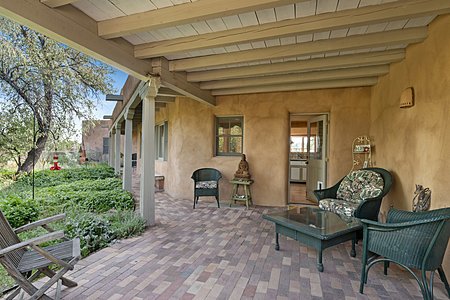 Patio with Entry into Kitchen