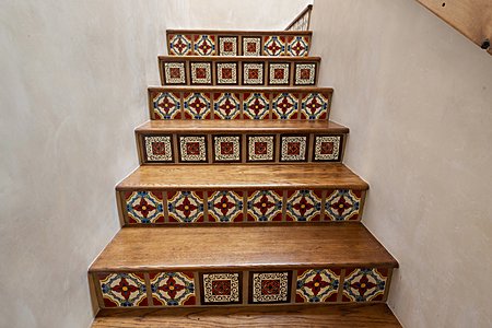 Staircase to Downstairs Den/Fifth Bedroom
