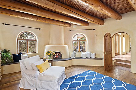 Master Suite Featuring Kiva Fireplace