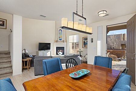 Open concept living/dining room 