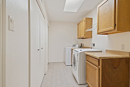 Very large laundry room