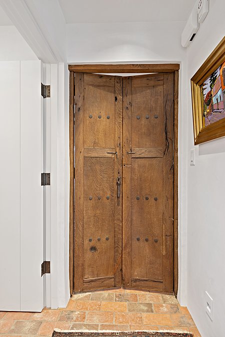 High antique doors