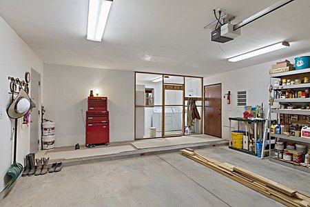 2-Car Garage & Laundry Space