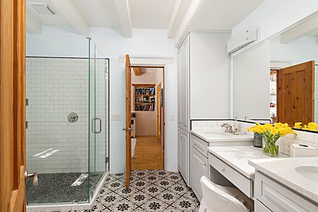 ...and Separate Tub and Walk-in Shower