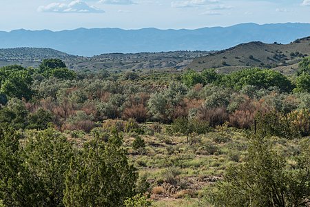Views to the West and the Galisteo Creek