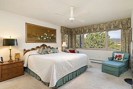 Awaken with this view in the master bedroom!