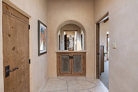 Hallway leading to guest wing