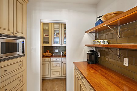 Kitchen Pantry area with additional storage