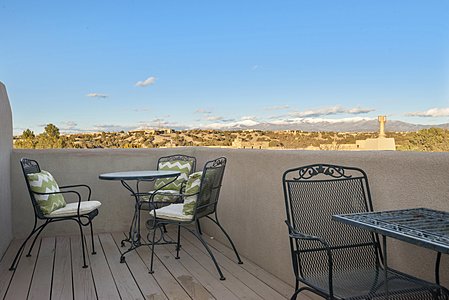 Roof-top Deck with Panoramic Sangre de Cristo View
