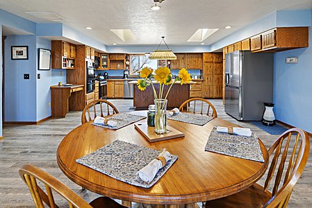 Large Open Kitchen and Dining room