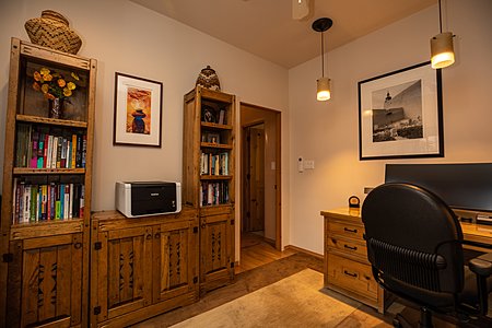 Office, Studio, Exercise room in private owners suite wing