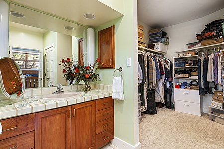 Owner's Bathroom opens to Large Walk-in Closet