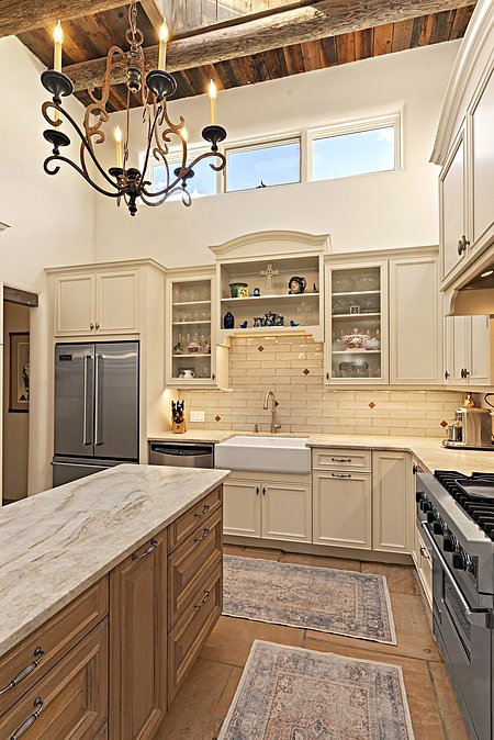 Kitchen, Recently renovated, w big island, clerestory windows & large skylight