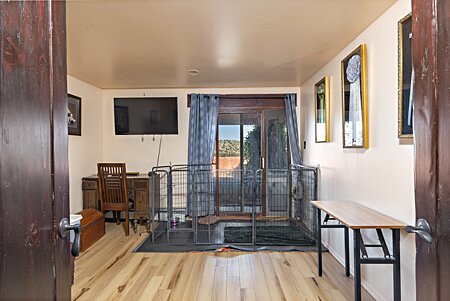 First Floor Office to Portal with Dog Door