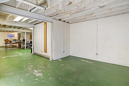 Storage, craft, gym space for all your hobbies in the 787 sq. ft. basement area.