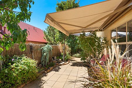 Private Garden with Retractable Awning