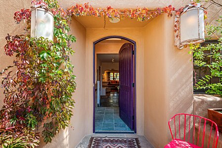 Warm and welcoming front entry!