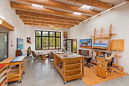 Spacious state of the art studio with great light, verdant views, and great space!